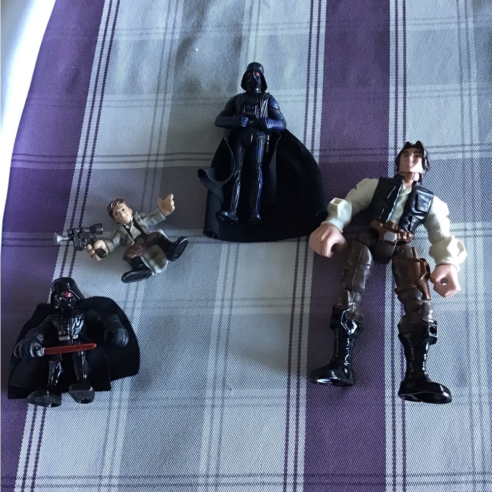 Star Wars Action Figure Set - Black and Brown